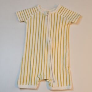Pehr Striped Shorts Romper